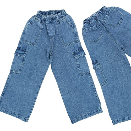  Art-261 Pantalón De Jeans Rígido De Nena Niña Kaorikawaii