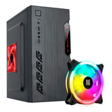 Kit Gabinete Pc Gamer Micro Atx E Cooler Fan 120mm Led Rgb