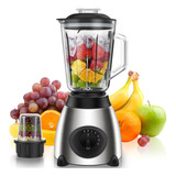 Licuadora Multifuncion Blender Profesional 2 Vasos 1.5l