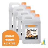 Rubicat  Aglomerante Premium 4 X 5,7 Kg - Happy Tails