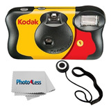 Cámara De Un Solo Uso Kodak Fun Saver  27 Exp Roll  Co...