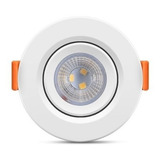 Spot Led Elgin Luminária Mr11 3w 3000k Direcionável Redondo Cor Branco Bivolt