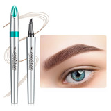 3d Waterproof Microblading Eyebrow Pen 4fork Tip Pencil,2pcs