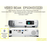 Video Beam Epson Ex3220 Lampara Con O Horas De Uso