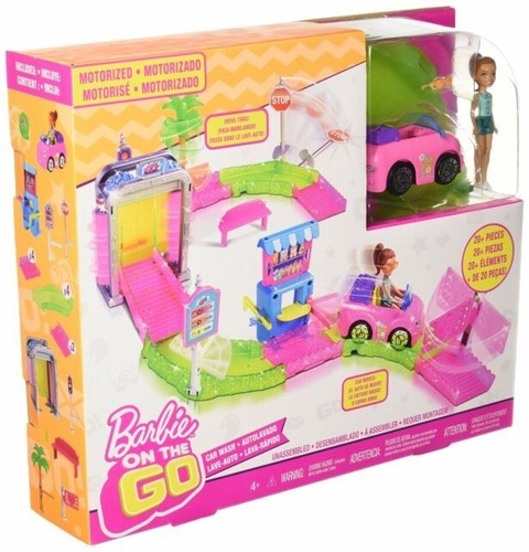 Barbie On The Go Autolavado (fhv91)