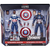 Capitán América Steve Rogers Y Sam Wilson Legends 2 Pack