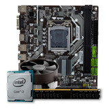 Kit Upgrade, Intel Core I3 + Placa Mãe + 8gb Ddr3 Cor Preto