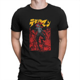 Camiseta De Algodón Con Estampado Gráfico Devilman Crybaby