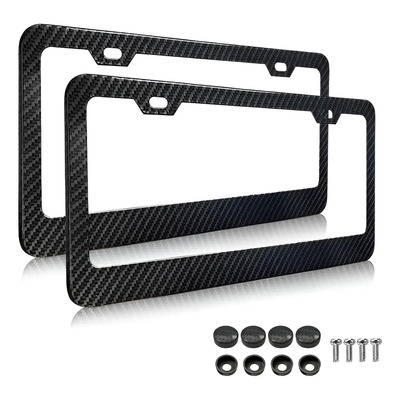 Fibra de Carbono de Alta Calidad 495412003335433 Porta Placas auto Adecuado para el Montaje de la Placa de Matrícula Delantera y Trasera Inoxidable Impermeable y Resistente a las Vibraciones Negro | MercadoLibre