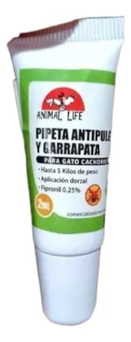 Pipeta Antipulgas Y Garrapatas Para Gatos Cachorro