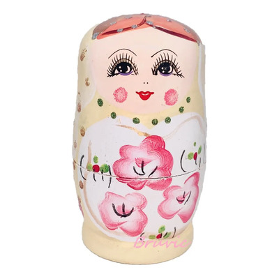 Figura De Matrushka Muñeca Rusa Madera Mano | MercadoLibre