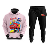 Conjunto De Moletom Sublimado Infantil Desenho Carros Oferta