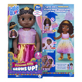 Baby Alive Princesa Ellie Grows Up! Muñeca De Pelo Negro P