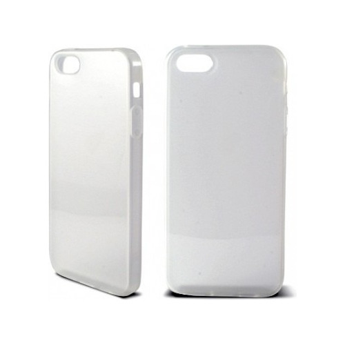 Funda Translucida Fina Para iPhone 5 5s Se + Vidrio Templado