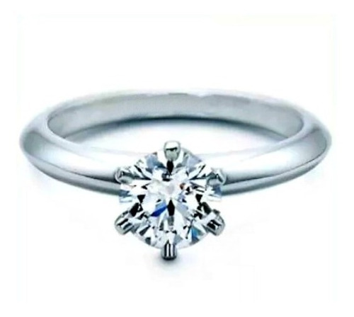 Anillo Compromiso Diamante Natural .35ct Gh Vs 18kt Tiff