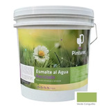 Esmalte Agua Reciclado Pinturec Verde Conguillio 4 Galones