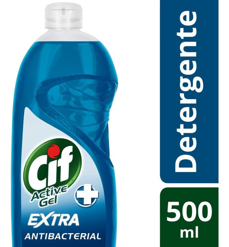 Detergente Antibacterial Cif Active Gel Extra 500 Ml