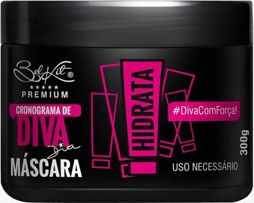 Máscara Hidrata Cronograma De Diva 300g - 12 Unidades