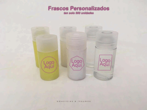 Frasco Cilíndrico Personalizado | 350 U. | Shampoo / Acondic
