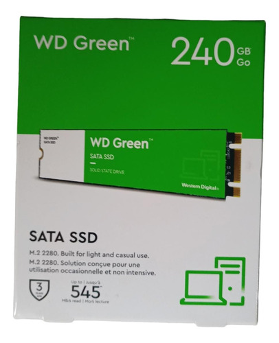 Disco M2 2280 Sata Ssd 240gb Western Digital