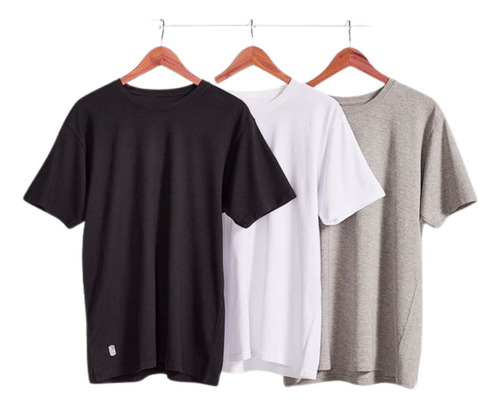 Camisetas Hombre Oversize Talla Grande Paquete X 3