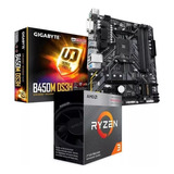 Comboboard Gigabyte B450ds3h +procesador Ryzen 33200g 8gb Rg