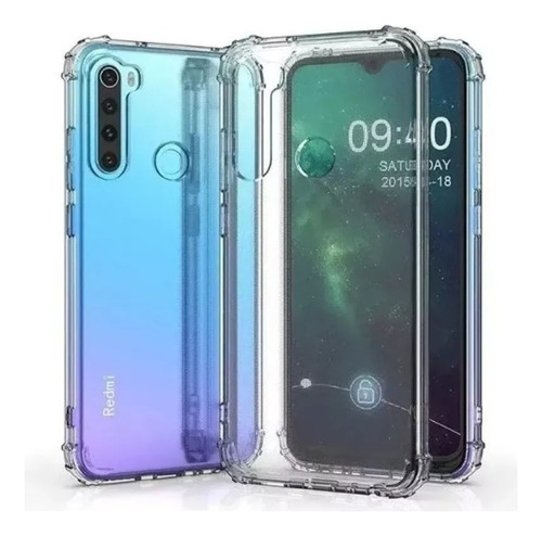 Capa Capinha Compativel Redmi Note 8 Silicone Aveludado Nfc