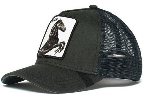 Gorra De Malla Con Protección Solar Y Animal Bordado [u] [u]