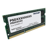 Memoria Ram Sodimm Patriot Signature 8gb Psd38g1600l2s Ddr3l