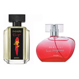 Kit Perfume Avon Casal: Imari Rouge + Herstory Love Inspires