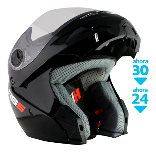 Casco Moto Rebatible Rs5 Hawk 24 O 30 Premium Antares Znorte