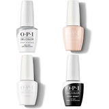 Opi Gel Color, Kit Manicure Francesa Permanente