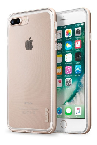 Estuche Para iPhone 7/8 Plus Laut Exoframe En Dorado