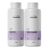  Kit Shampoo + Condicionador Lisos Anti-frizz Lamine 2x500ml