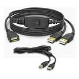 Cable Divisor Usb, Divisor Usb Hembra A 2 Machos, Extensor D