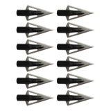 135 Grano Metal Broadheads 2 Hoja Caza Punta De Flecha Para 