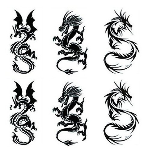 Tatuaje Temporale - Small Dragons Temporary Tattoos Stickers