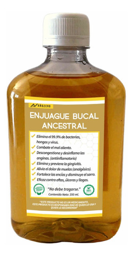 Añozero: Enjuague Bucal Ancestral (100% Natural Y Orgánico)