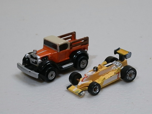 Galoob Lote De 2 Micromachines Indy 500 Amarillo 1980 Era