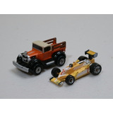 Galoob Lote De 2 Micromachines Indy 500 Amarillo 1980 Era