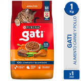 Alimento Para Gato Adulto Gati Carne Y Pollo 1kg - 01mercado