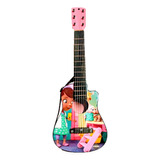 Guitarra De Lujo Doc Juguetes En Madera-juguete Para Niños
