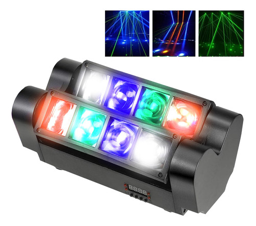 Cabezal Spider Led Rgbw Doble Barra De Led Movil Beam