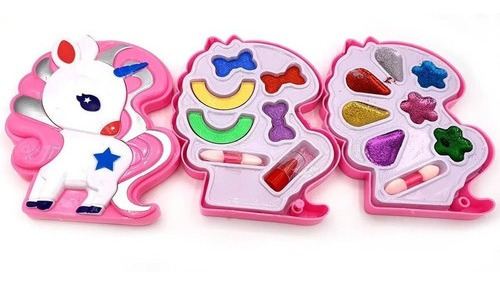 Maquiagem Infantil Unicórnio Maleta Nessesé Brinquedo Makeup