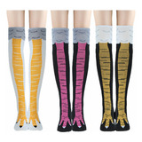 Piernas Calcetines Calcetas Pride Patas De Pollo 3pares 