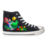 Zapatilla Estampada Mario Bros