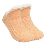 Calcetines Cozy Fuzzy Slipper Para Mujer