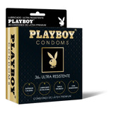 Preservativo Playboy, Condón Ultra Resistente Kit 36 Un.