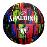 Balón Basketball Spalding Marble Series #7 Rainbow Blk /bamo