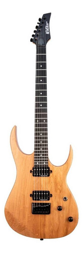 Guitarra Eléctrica Newen Newen Rock Rock De Roble Blanco Natural Wood Poliuretano Satinado